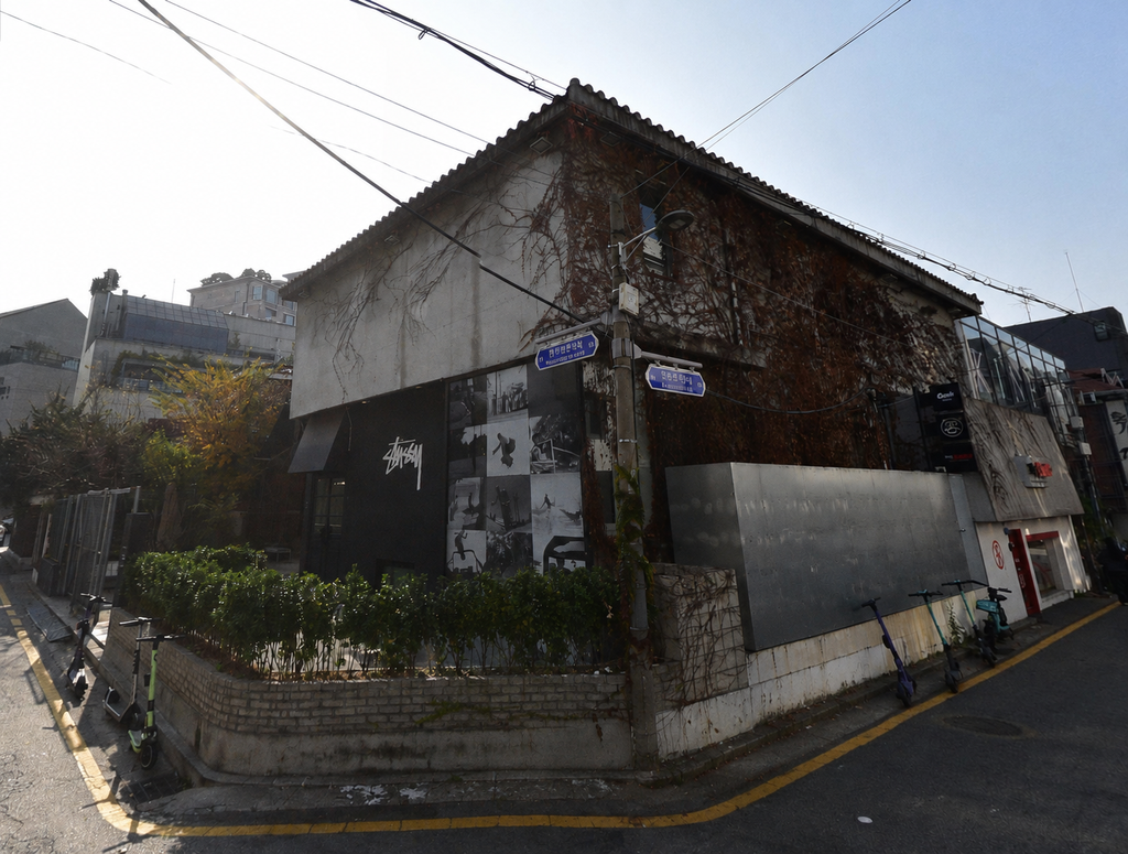 건물 멸실 전 스투시 임차
